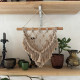 Макраме панно small sea net beige