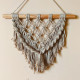 Макраме панно small sea net beige