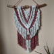 Панно макраме medium ivory/terracotta