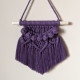 Макраме  панно small violet