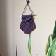 Макраме  панно small violet